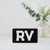 Carte De Visite RV Motorhome (Debout devant)