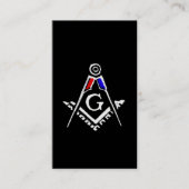 Carte De Visite (RWB) Esprit maçonnique (Devant)