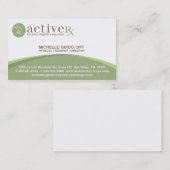 Carte De Visite rx actif (Devant / Derrière)