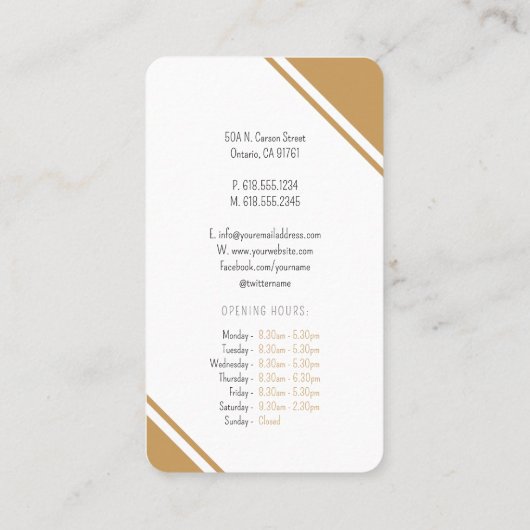 Carte De Visite rythmique | Danse (Dos)