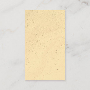 Carte De Visite Sable de bananier jaune