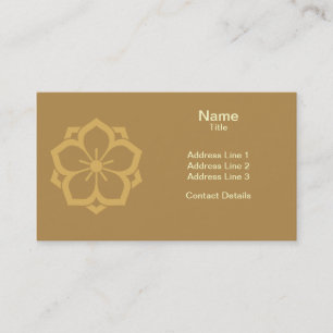 Carte De Visite Sable en fleurs de cerisiers de Chuinyaekikyo
