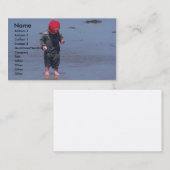 Carte De Visite Sable humide entre les orteils (Devant / Derrière)