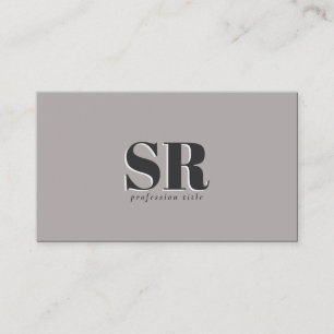 Carte De Visite sable profond beige neutre