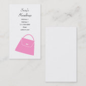 Carte De Visite Sac à main (Devant / Derrière)