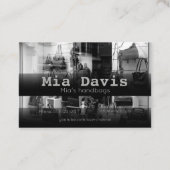 Carte de visite sac à main (Dos)