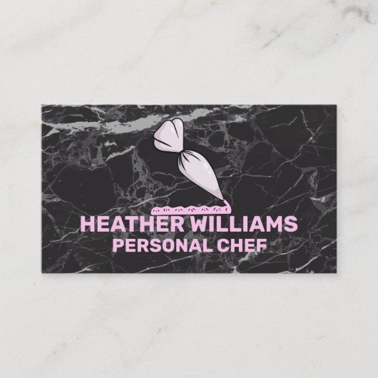 Carte De Visite Sac à pâtisserie | givrage (Devant)