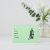 Carte De Visite Sac de golf (Debout devant)