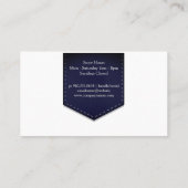 Carte De Visite Sac de maquillage | Monogramme (Dos)