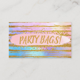 Carte De Visite Sac préféré pour la fête d'anniversaire des en