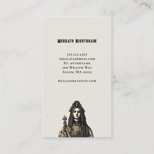 Carte de visite sacerdotal (Dos)