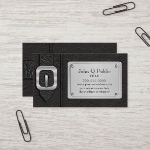 Carte De Visite Sacoche noire