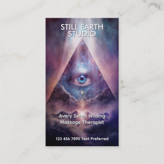 Carte De Visite Sacred Axis | Third Eye Design (Devant)