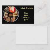 Carte De Visite Sacs à main de mode ethniques (Devant / Derrière)