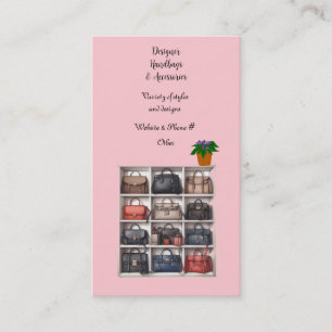 Carte De Visite Sacs à main design avec accessoires