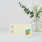 Carte De Visite Sacs à provisions - affaires (Debout devant)