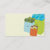 Carte De Visite Sacs à provisions - affaires (Dos)