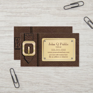 Carte De Visite Saddlebag Brown
