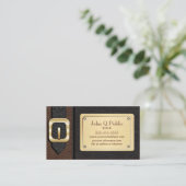 Carte De Visite Saddlebag Brown et noir (Debout devant)