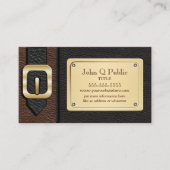 Carte De Visite Saddlebag Brown et noir (Devant)