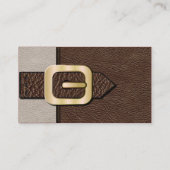 Carte De Visite Saddlebag Brown et Tan (Dos)