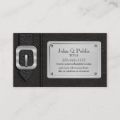 Carte De Visite Saddlebag noir (Devant)