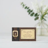 Carte De Visite Saddlebag noir et Brown (Debout devant)