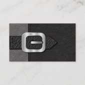 Carte De Visite Saddlebag noir et gris (Dos)