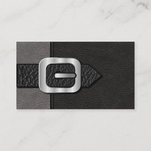 Carte De Visite Saddlebag noir et gris (Dos)