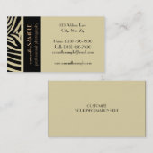 Carte De Visite Safari (Devant / Derrière)