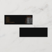 Carte de visite Safari africain (Devant / Derrière)