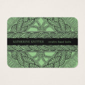 CARTE DE VISITE SAGE CABLE KNIT 3.5x2.5 (Devant)