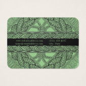 CARTE DE VISITE SAGE CABLE KNIT 3.5x2.5 (Dos)