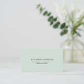 Carte De Visite Sage code qr vert (Debout devant)