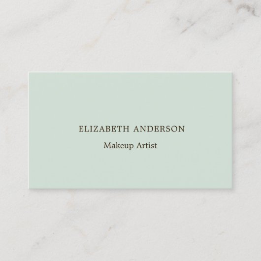 Carte De Visite Sage code qr vert (Devant)