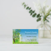 Carte De Visite Sage-femme de Doula de promenade de pré (Debout devant)