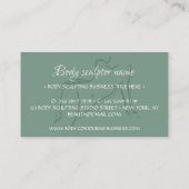 Carte De Visite sage Sculpture corporelle contouring spa (Dos)