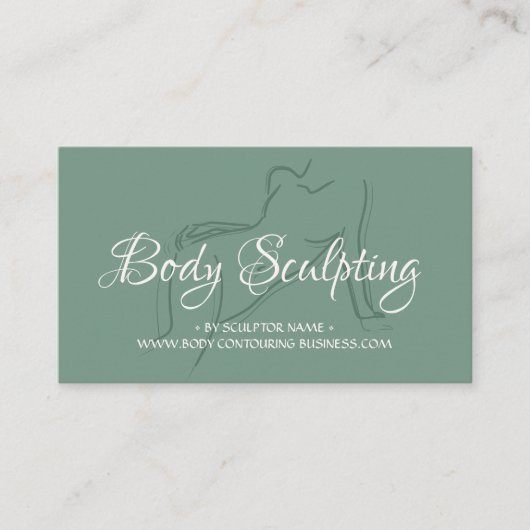 Carte De Visite sage Sculpture corporelle contouring spa (Devant)