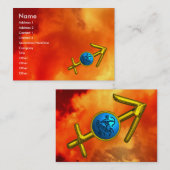 CARTE DE VISITE SAGITTARIUS (Devant / Derrière)