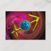 Carte De Visite SAGITTARIUS - violet rose violet violet rouge bleu (Dos)