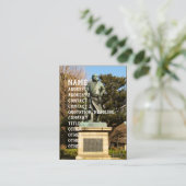 Carte De Visite Saigo Takamori (Le Dernier Samurai) & Statue du Ch (Debout devant)