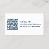 Carte De Visite Sail Boat Captain Ship Nautical Card (Dos)