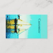 Carte De Visite Sailing Schooner Thunder_Cove (Dos)