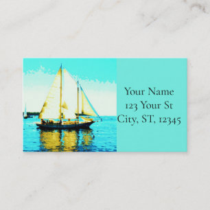 Carte De Visite Sailing Schooner Thunder_Cove