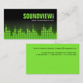 Carte de visite sain de barres d'égaliseur (Devant / Derrière)