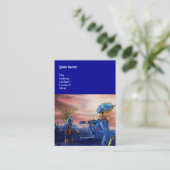 CARTE DE VISITE SAINT GEORGE ET ALIEN DRAGON (Debout devant)