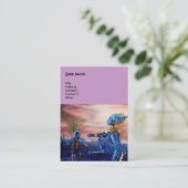 CARTE DE VISITE SAINT GEORGE ET ALIEN DRAGON (Debout devant)