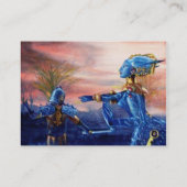 CARTE DE VISITE SAINT GEORGE ET ALIEN DRAGON (Dos)