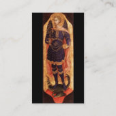 CARTE DE VISITE SAINT MICHAEL L'ARCHANGEL AVEC LE MONOGRAMME DRAGO (Dos)