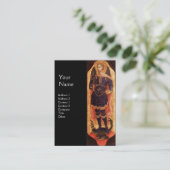 CARTE DE VISITE SAINT MICHAEL L'ARCHANGEL AVEC LE MONOGRAMME DRAGO (Debout devant)